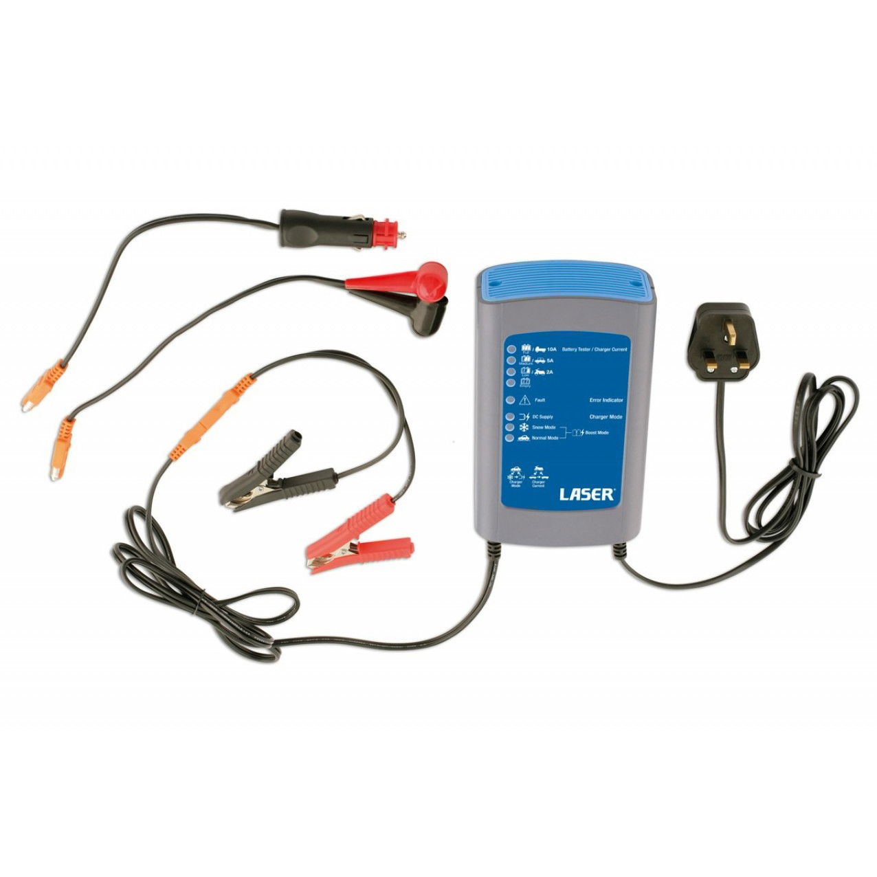 Laser Tools LAS-5475 intelligens akkumulátor töltő 12V, 10A termék fő termékképe