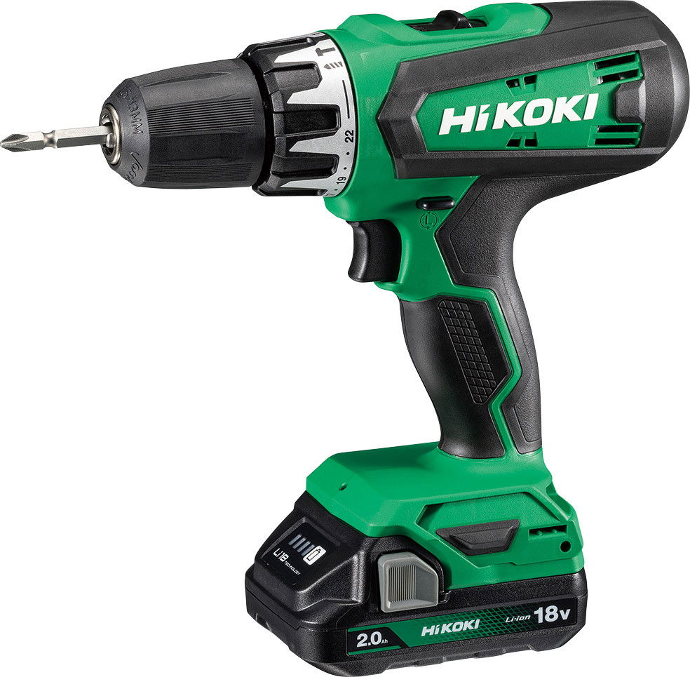 HiKoki DV18DFWCZ akkus ütvefúró-csavarozó (2 x 2.0 Ah Li-ion akkuval, kofferben) termék fő termékképe