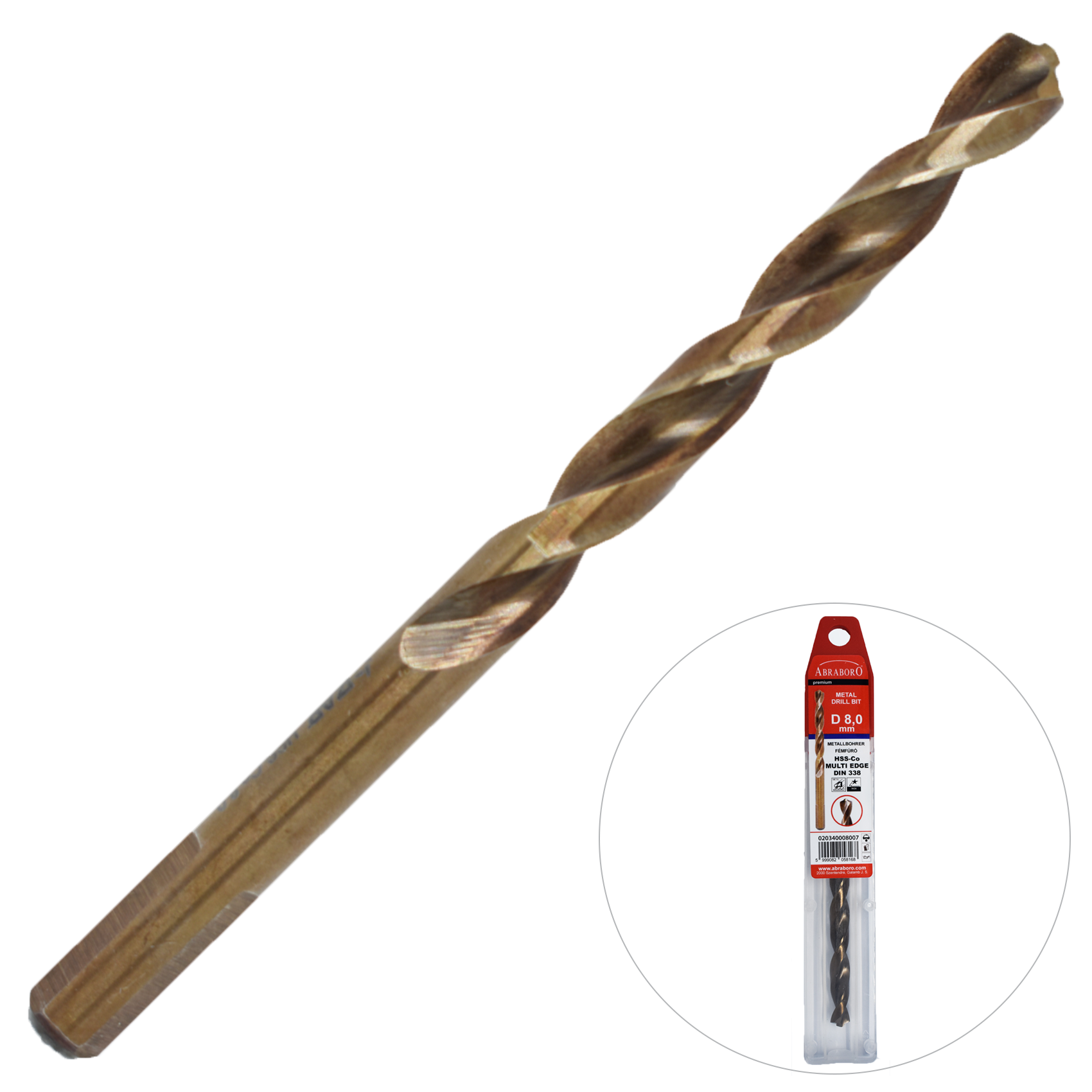 Abraboro 5,5 x 93 / 57 HSS-Co MULTI-EDGE fémfúró termék fő termékképe