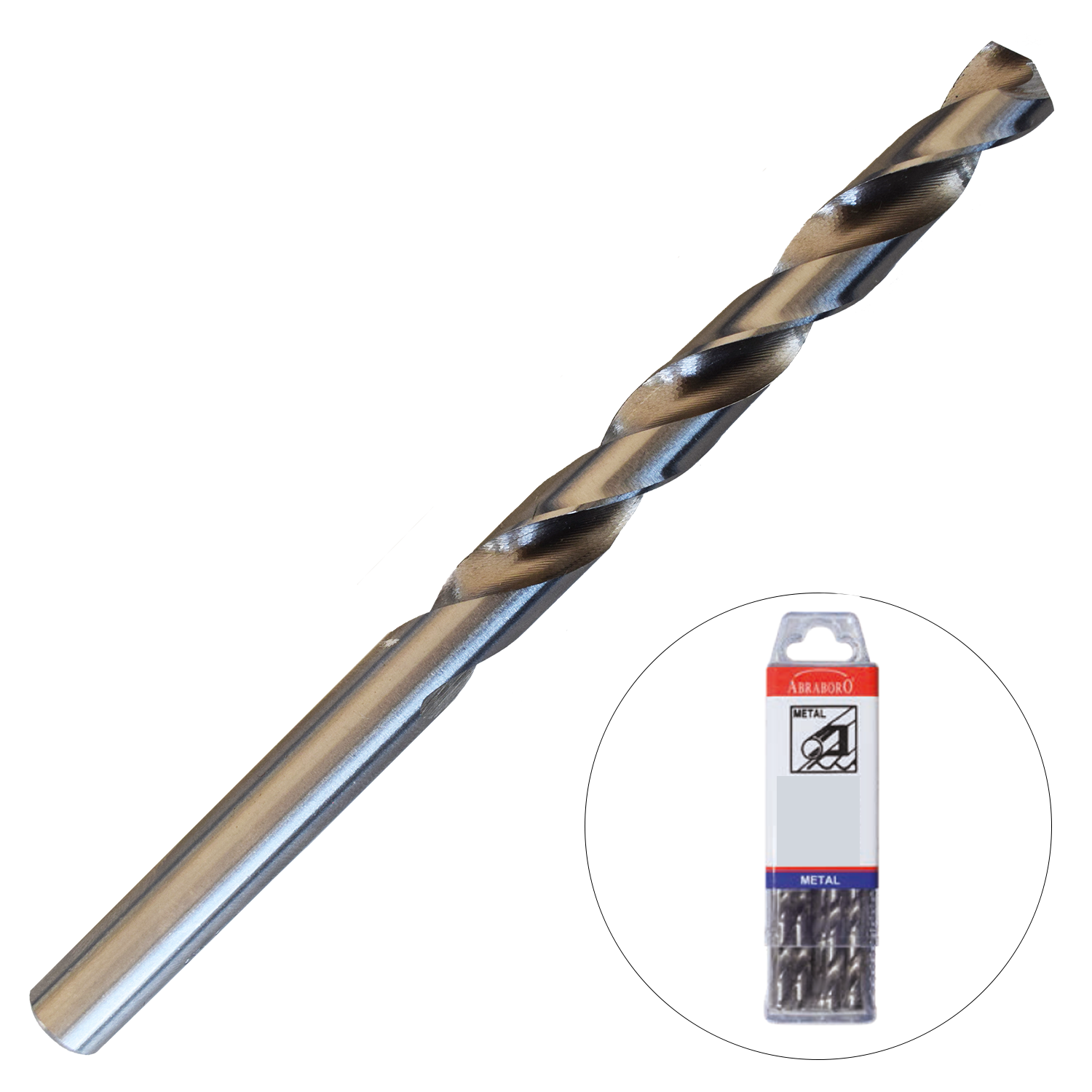 Abraboro 8 x 117 / 75 mm HSS-GS fémfúró X-Pack, 10 db/csomag termék fő termékképe