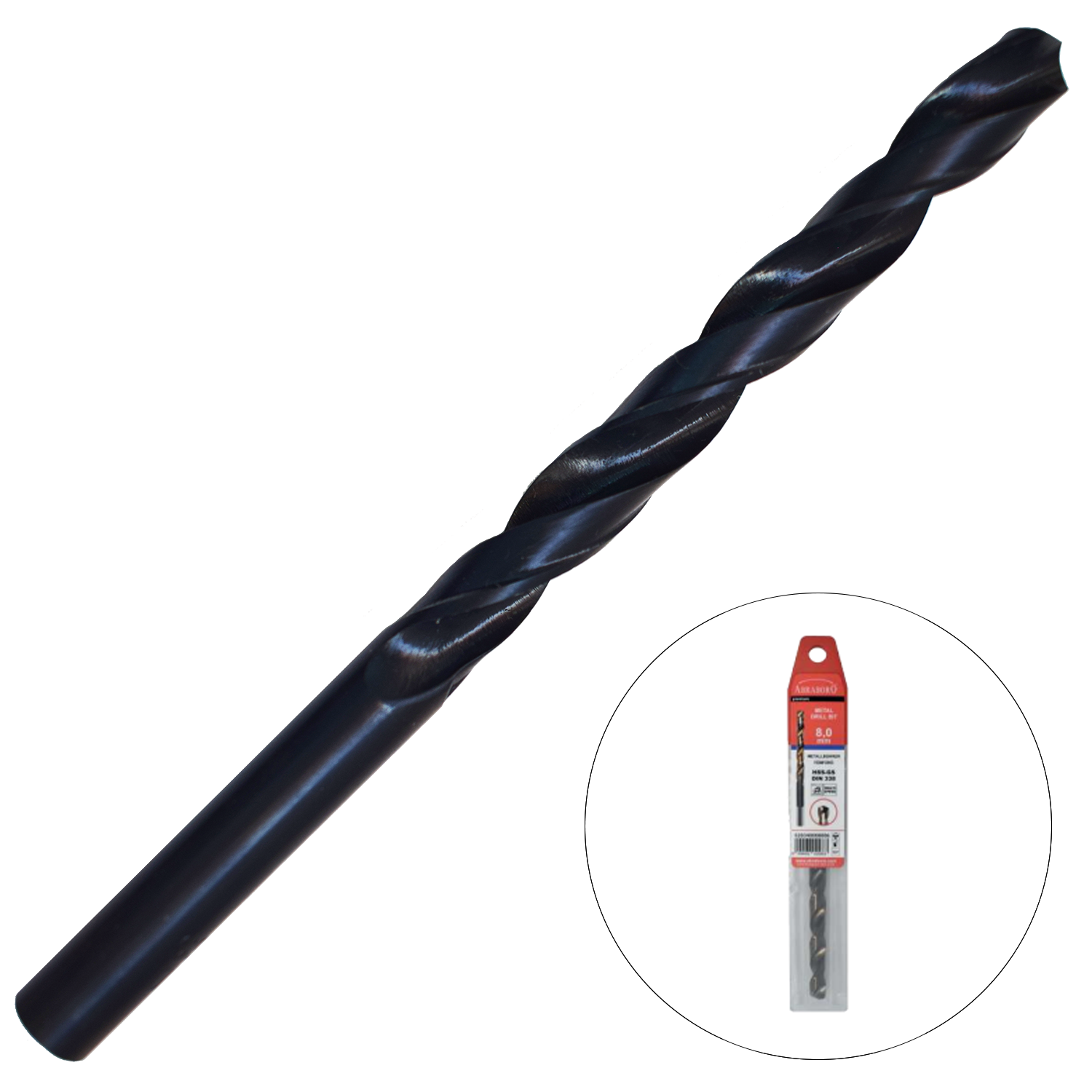 Abraboro 8.5 x 117 / 75 mm HSS-R fémfúró, EV-Pack termék fő termékképe