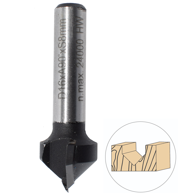 Abraboro 19 x 51 / 16 mm | 90° V-horonymaró termék fő termékképe