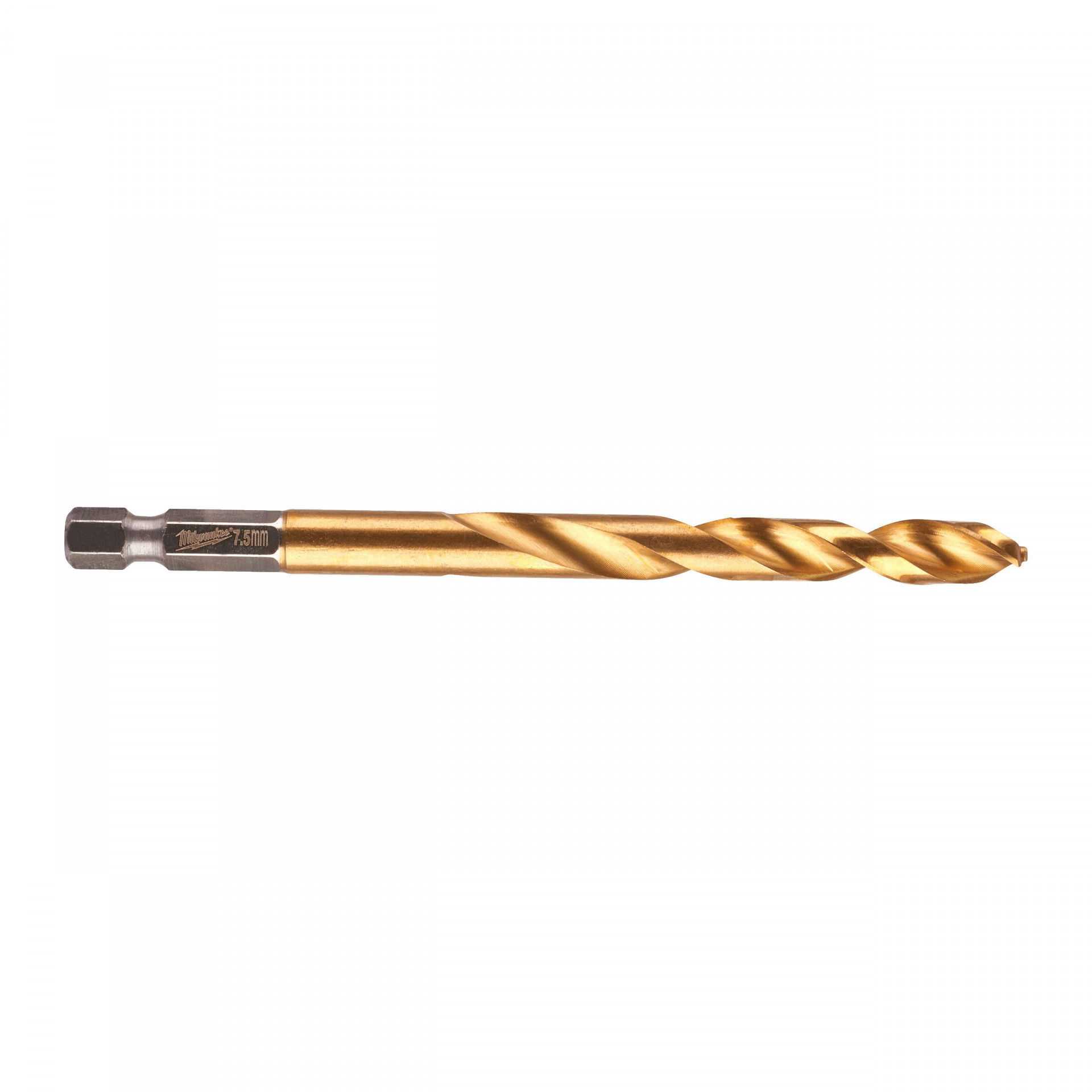 Milwaukee Shockwave™ HSS-G titán-nitrid RED HEX fém fúrószár, 7.5 x 67/110 mm termék fő termékképe