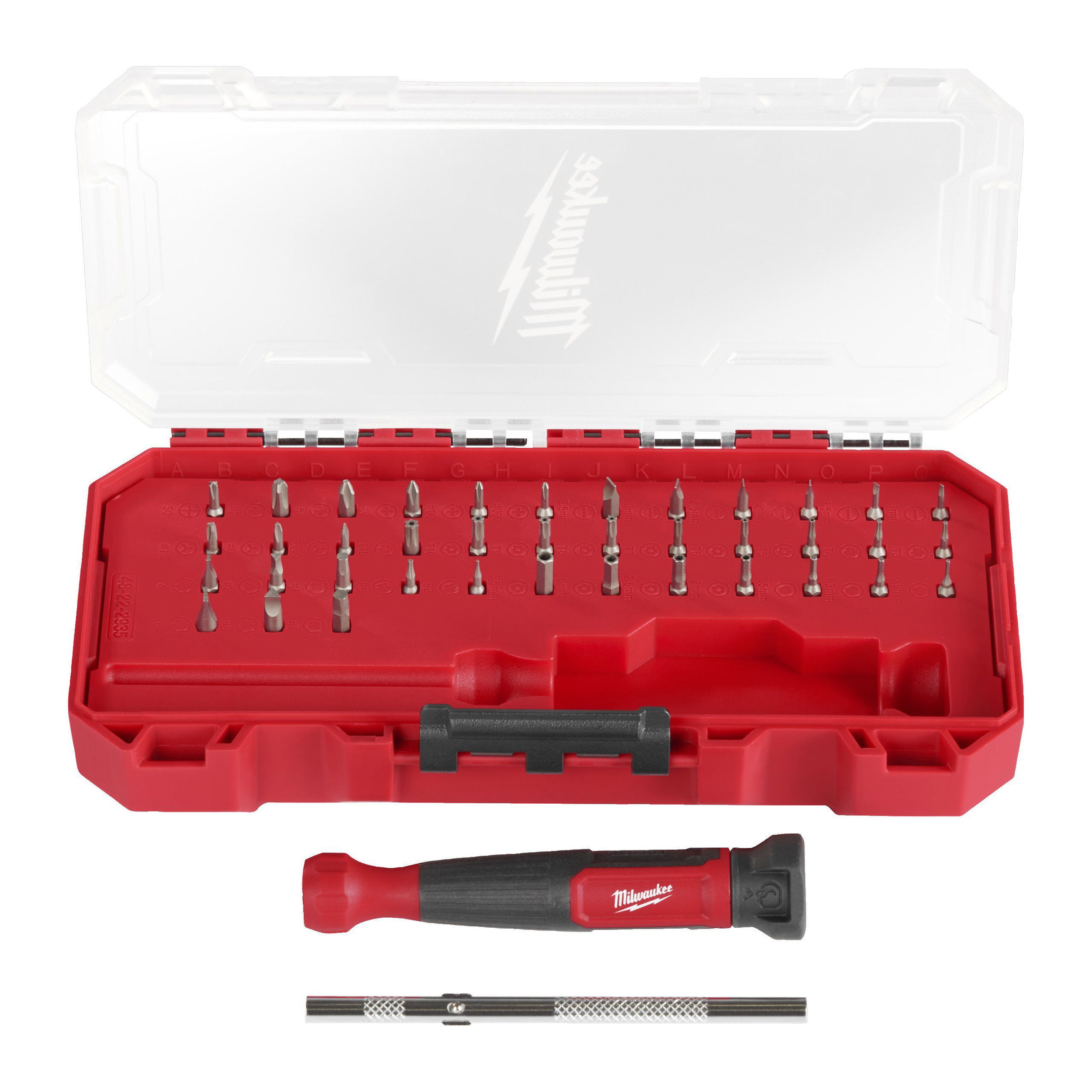 Milwaukee 39 az 1-ben precíziós Multi-bit szett + csavarhúzó termék fő termékképe