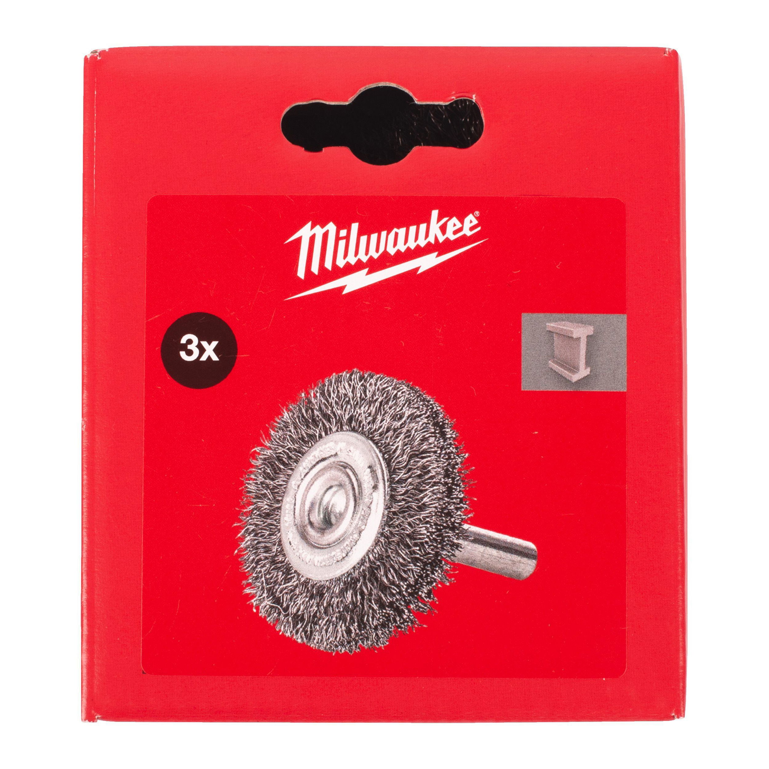 Milwaukee Csapos körkefe, acél/0.3 mm, S6, 60 x 13 x 17 mm, 3 db/csomag termék fő termékképe