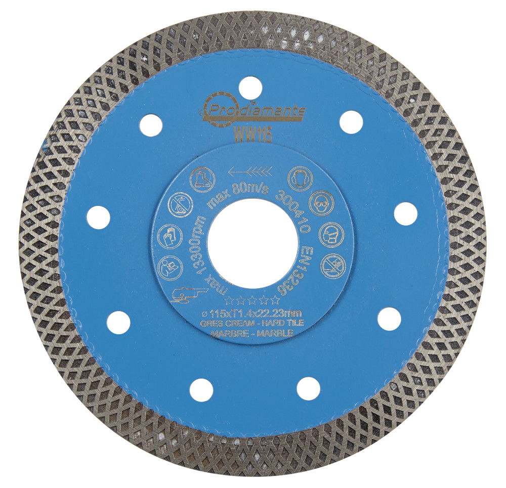 Prodiamante WW125 vékony kerámiavágó gyémántkorong Ø125mm termék fő termékképe